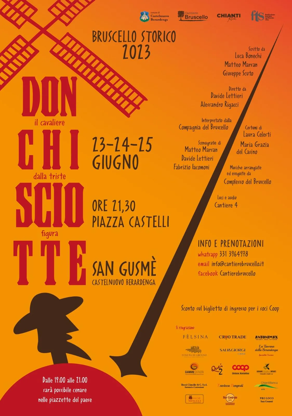 Chianti Festival: 14 appuntamenti sotto le stelle fra musica e teatro. Si parte venerdì 23 giugno con il Bruscello a San Gusmè