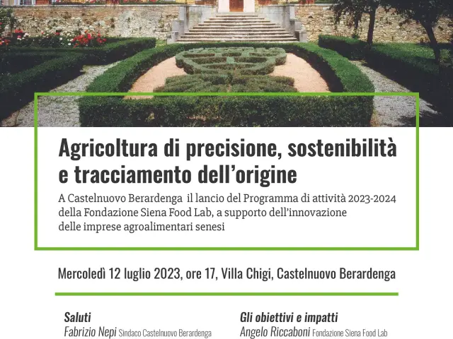 Tappa a Castelnuovo Berardenga per le attività della Fondazione Siena Food Lab