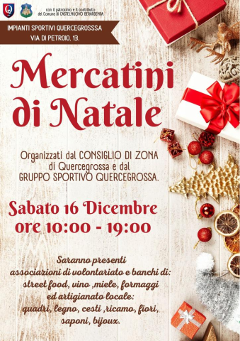 Aspettando il Natale a Castelnuovo Berardenga e Quercegrossa (15-17 dicembre)